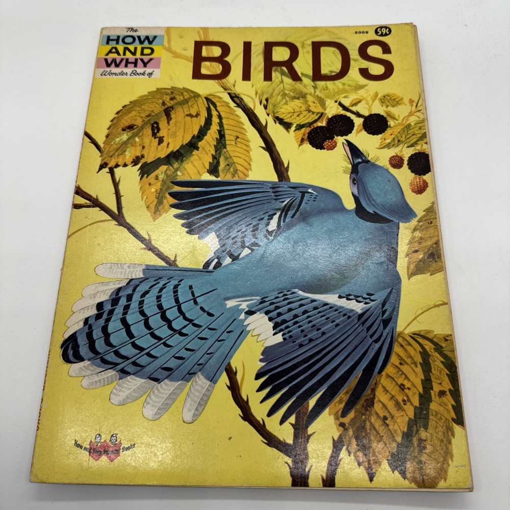 VINTAGE, THE HOW AND WHY WONDER BOOK OF BIRDS, PRINTED IN 1960